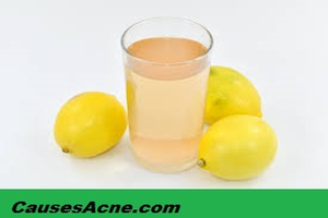 Drinking Lemon Juice for Acne Relief